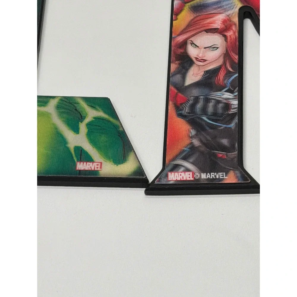 Marvel DC Comics Wall Art Letters JIM Joker Hulk Avengers Superhero Decor‎